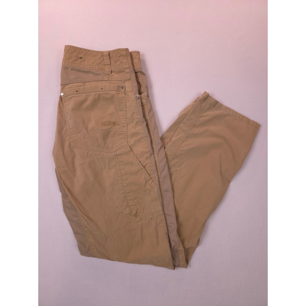 Kuhl Rydr Khaki Hiking‎ Pants Mens 28x32 Tan Exoskeleton Outdoor Work Trousers